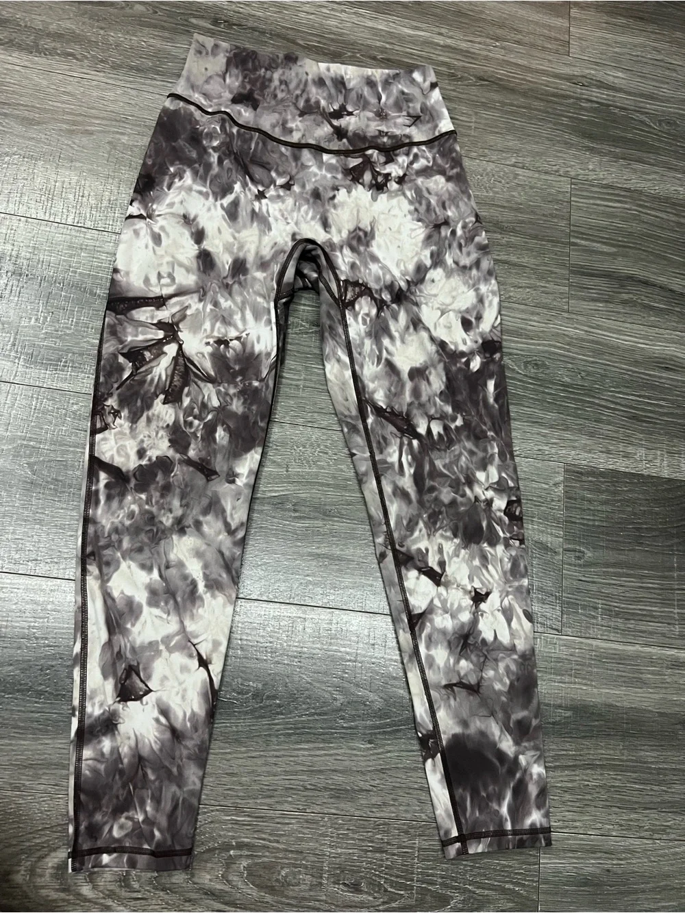 Gymshark  Elevate Compression Leggings Womens Cement Brown Spray Dye Size Large